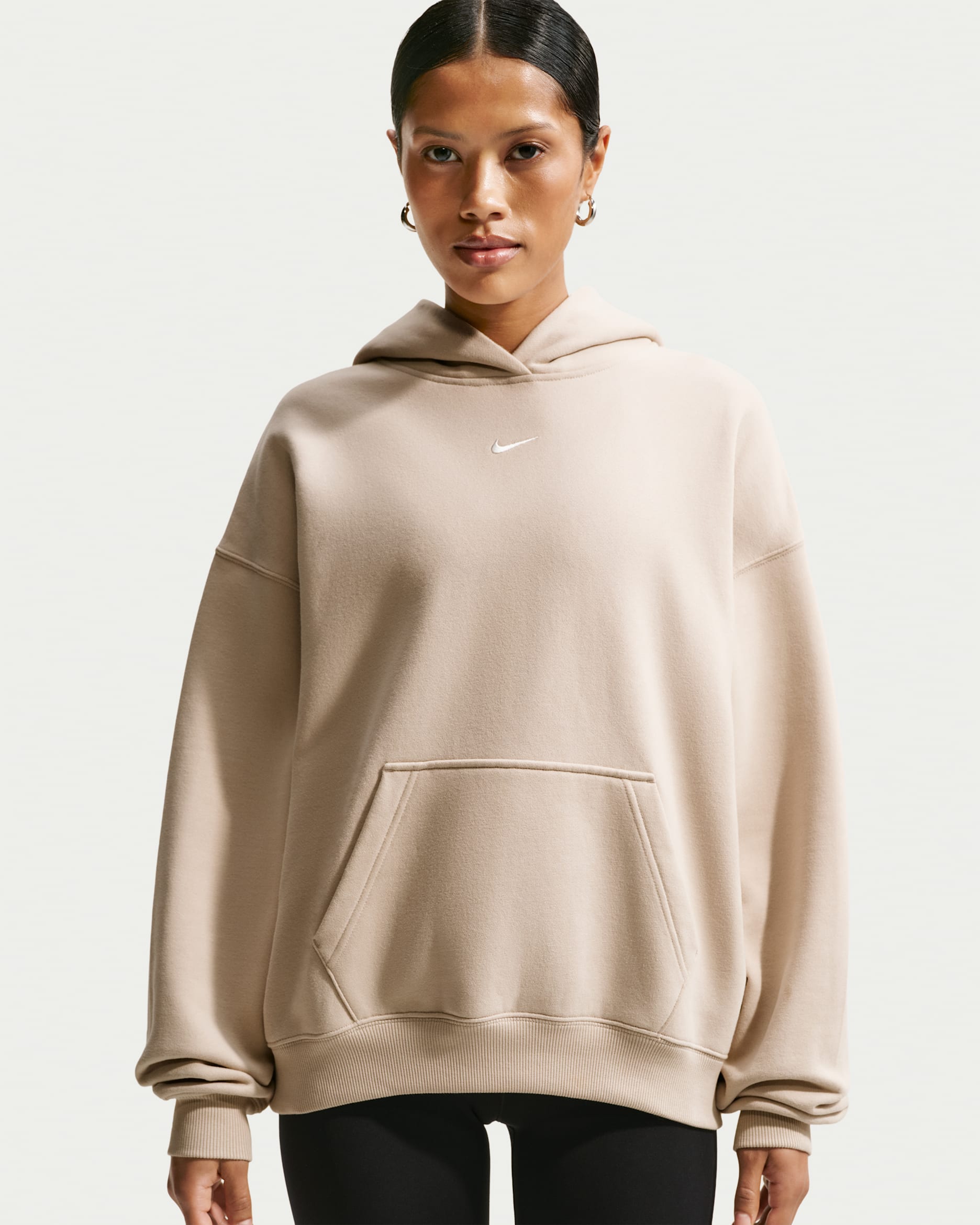 Nike Studio Fleece Medium Weight Women's Oversized Pullover Hoodie